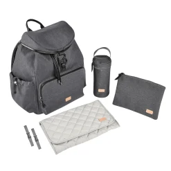 Bu00c8ABA Wickelrucksack Vancouver Dark Grey* Wickelrucksäcke