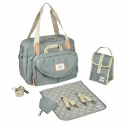 Bu00c8ABA Wickeltasche Geneve II Green Blue* Wickeltaschen