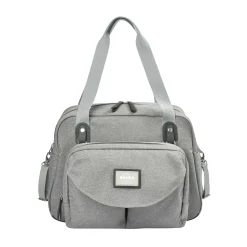 Bu00c8ABA Wickeltasche Geneve II Heather Grey* Wickeltaschen