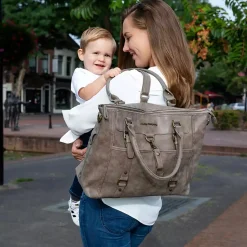 Little Company Wickeltasche Helsinki solid taupe* Wickeltaschen