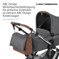 ABC DESIGN Wickeltasche Urban Biscuit* Wickeltaschen