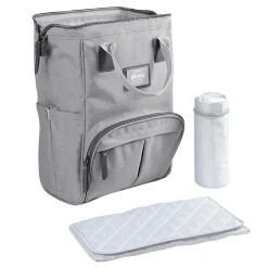 Bu00c8ABA Wickeltasche Wellington Heather Grey* Wickelrucksäcke|Wickeltaschen