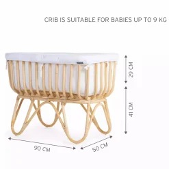 CHILDHOME Wiege Rattan* Babybetten