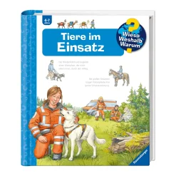 Ravensburger Wieso? Weshalb? Warum? Band 16: Tiere im Einsatz*Kinder Kinderbücher|Spielzeug Ab 4 Jahren