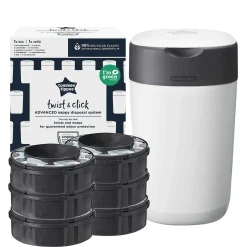 tommee tippee Windeleimer Twist & Click mit 6 Nachfüllkassetten* Windeleimer