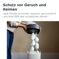 tommee tippee Windeleimer Twist & Click mit 6 Nachfüllkassetten* Windeleimer