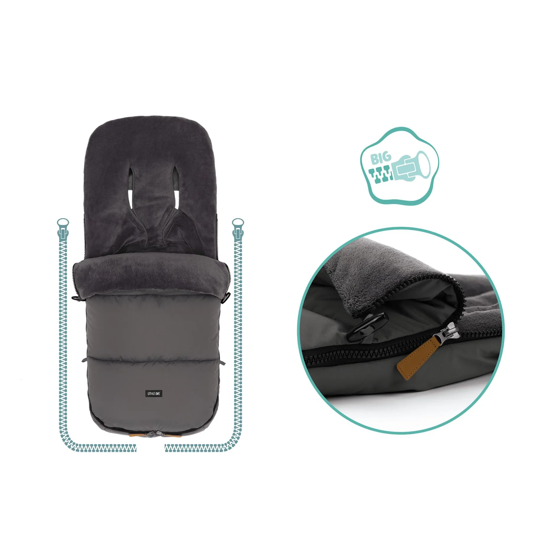 LITTLE ONE Winterfußsack Styler*Kinder Kinderwagen Zubehör