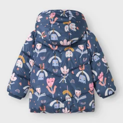 name it Winterjacke Glückliche Blumen* Winterkleidung|Kleinkindmode