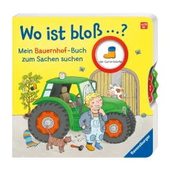 Ravensburger Wo ist bloß? Mein Bauernhof-Buch zum Sachen suchen*Kinder Kinderbücher
