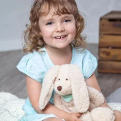 GRu00dcNSPECHT Wärme-Kuscheltier Hase Mama sitzend* Hausapotheke|Spieluhren
