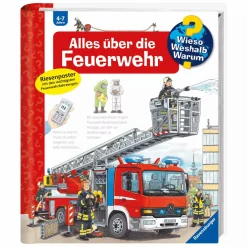 Ravensburger WWW Alles über die Feuerwehr*Kinder Kinderbücher|Spielzeug Ab 4 Jahren