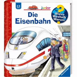 Ravensburger WWW junior Die Eisenbahn*Kinder Kinderbücher|Spielzeug Ab 2 Jahre
