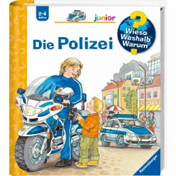 Ravensburger WWW junior Die Polizei*Kinder Kinderbücher|Spielzeug Ab 2 Jahre