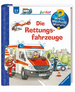 Ravensburger WWW junior Rettungsfahrzeuge*Kinder Kinderbücher|Spielzeug Ab 2 Jahre
