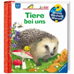 Ravensburger WWW junior: Tiere bei uns*Kinder Spielzeug Ab 2 Jahre|Kinderbücher