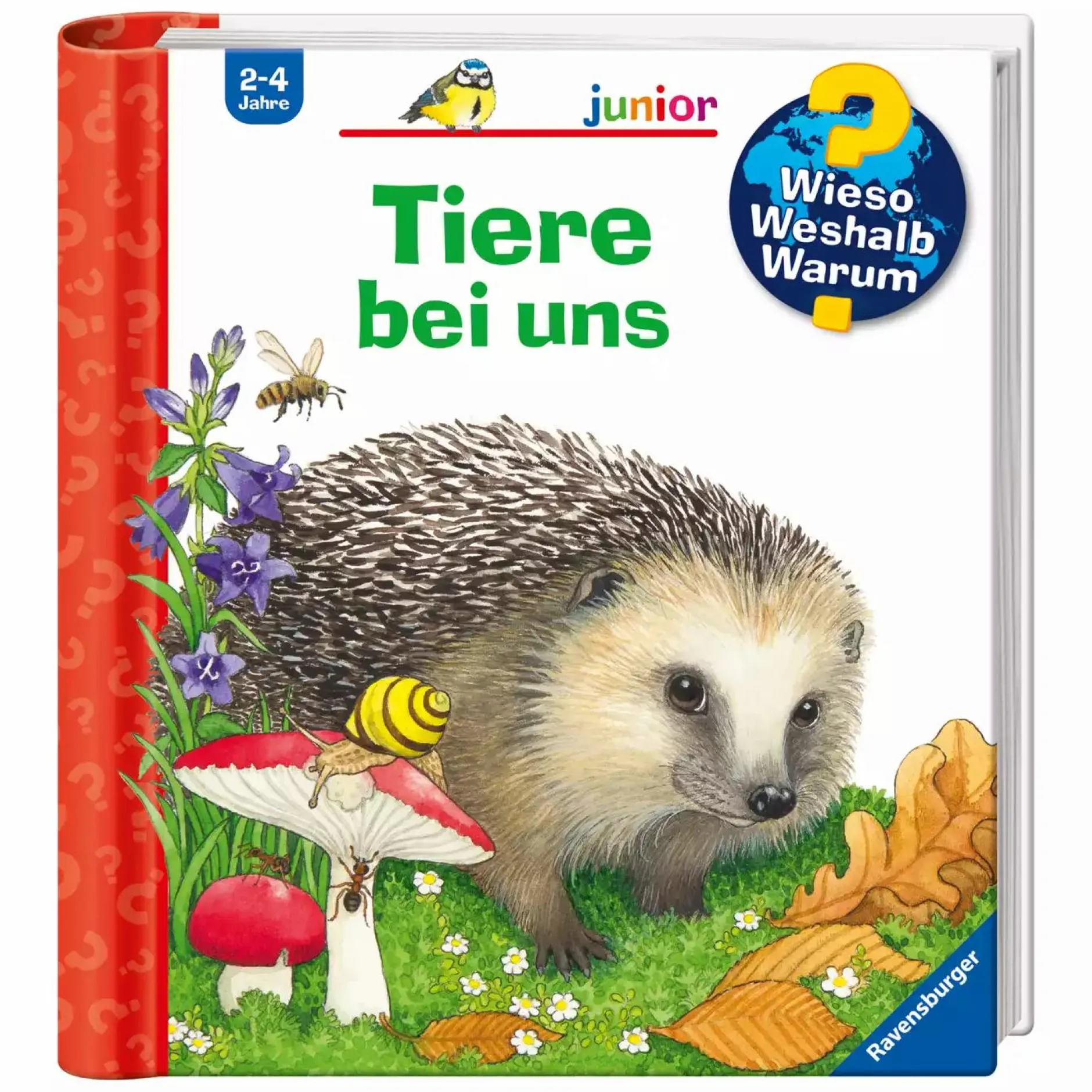 Ravensburger WWW junior: Tiere bei uns*Kinder Spielzeug Ab 2 Jahre|Kinderbücher