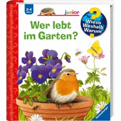 Ravensburger WWW junior: Wer lebt im Garten?*Kinder Kinderbücher|Spielzeug Ab 2 Jahre