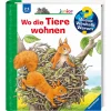 Ravensburger WWW junior: Wo die Tiere wohnen*Kinder Kinderbücher|Spielzeug Ab 2 Jahre