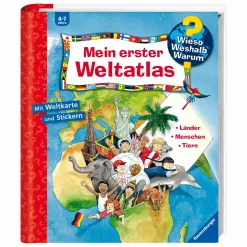 Ravensburger WWW Mein erster Weltatlas*Kinder Kinderbücher|Spielzeug Ab 4 Jahren
