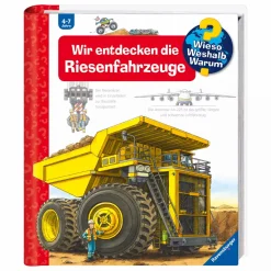 Ravensburger WWW Wir entdecken die Riesenfahrzeuge*Kinder Kinderbücher|Spielzeug Ab 4 Jahren