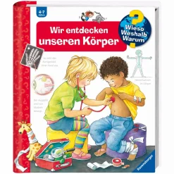 Ravensburger WWW Wir entdecken unseren Körper*Kinder Kinderbücher|Spielzeug Ab 4 Jahren