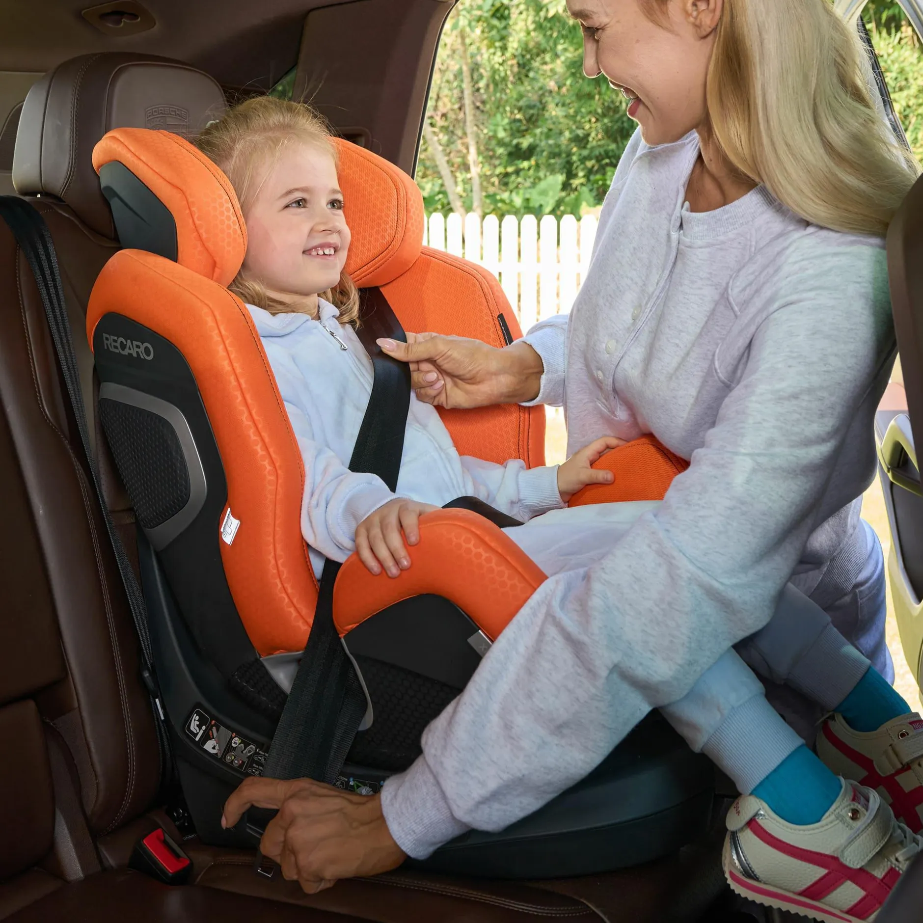 RECARO Xenon 1 KID Vibrant Orange*Kinder Kindersitze Isofix|Reboarder 0-18 Kg, Gruppe 0+/1