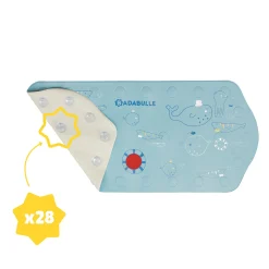 badabulle XXL Badematte mit Thermometer* Badethermometer|Badewannen