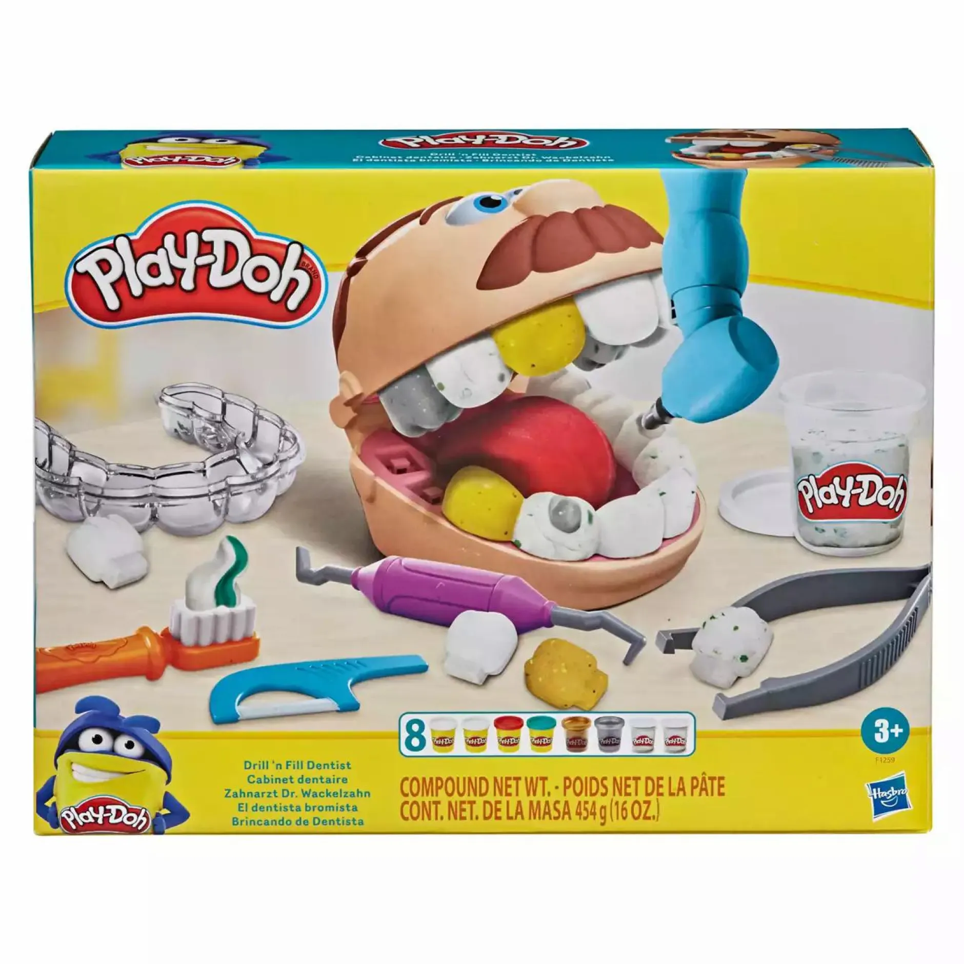 Play-Doh Zahnarzt Dr. Wackelzahn*Kinder Malen & Kneten|Spielzeug Ab 3 Jahren