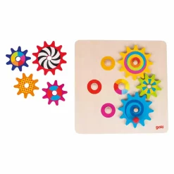 goki Zahnradspiel*Kinder Holzspielzeug