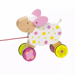 goki Ziehtier Schaf Suse*Kinder Holzspielzeug