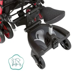 LITTLE ONE Zusatzsitz für Buggy Board Schwarz*Kinder Kinderwagen Zubehör
