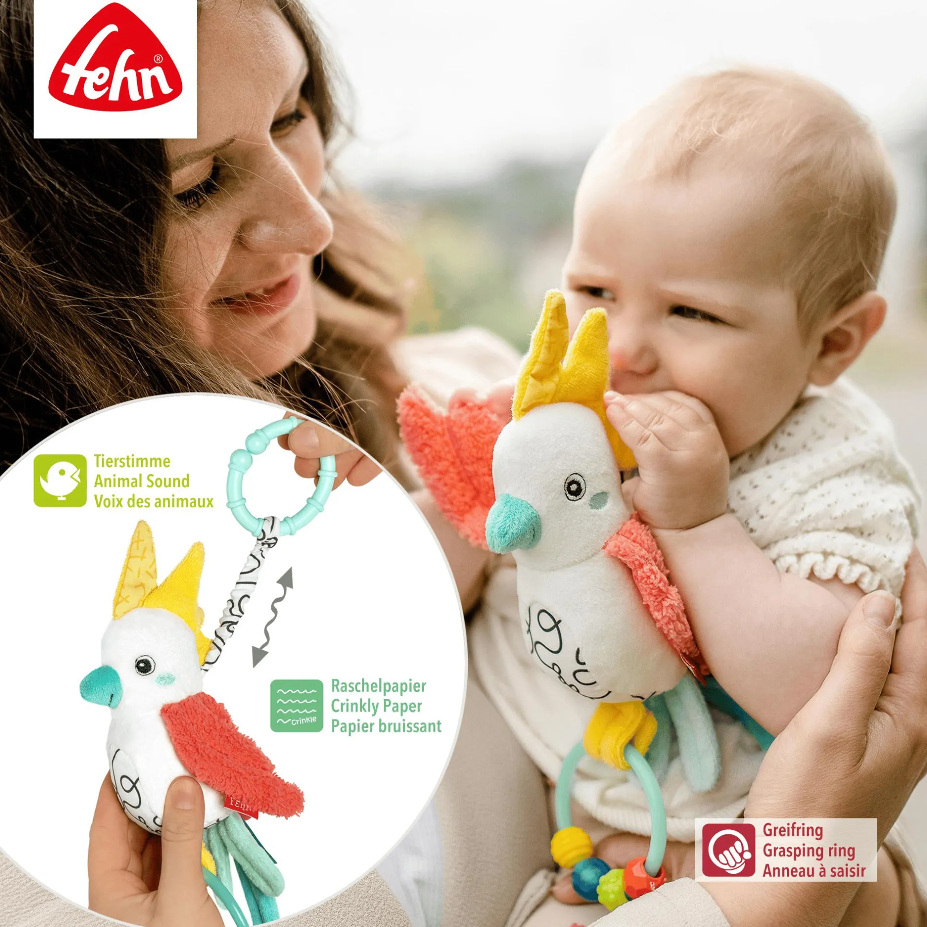 fehn Zwitscher-Vogel* Rasseln & Greiflinge